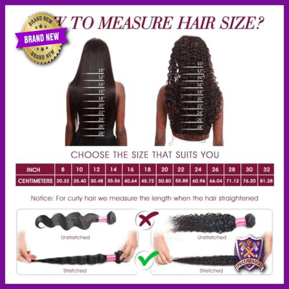 Deep Wave Human Hair Extensions for Boho Braids 20 Inch main image 4